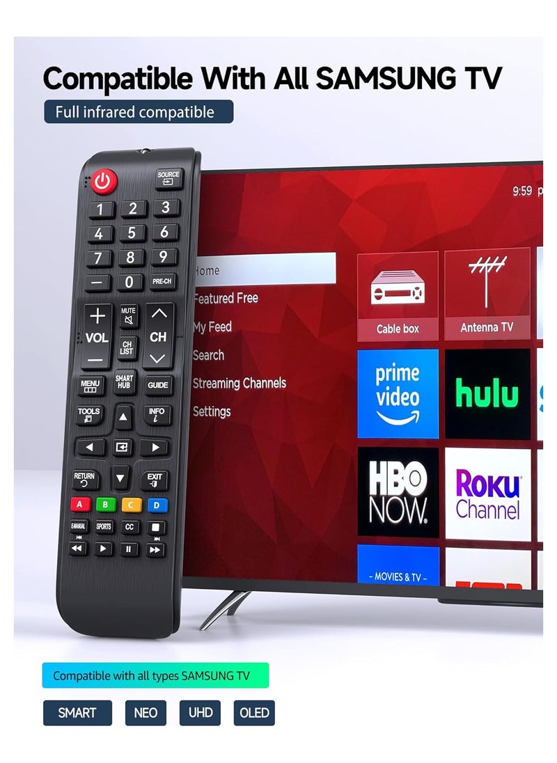 Manvik Universal TV remote for All SAMSUNG Smart LED, LCD, SUHD, UHD, HDTV, 3D TV's (ONLY FOR SAMSUNG TV)  - Image 3