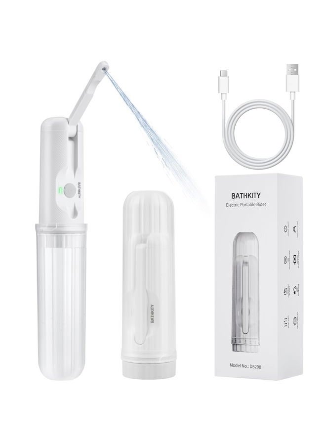 BATHKITY Portable Bidet for Travel, BATHKITY Multi- Bottle Compatible Handheld Bidet| USB-C Rechargeable| 3 Pressure Options| 180°Adjustable Nozzle| IPX6 Waterproof| Personal Hygiene Cleaning - Image 1