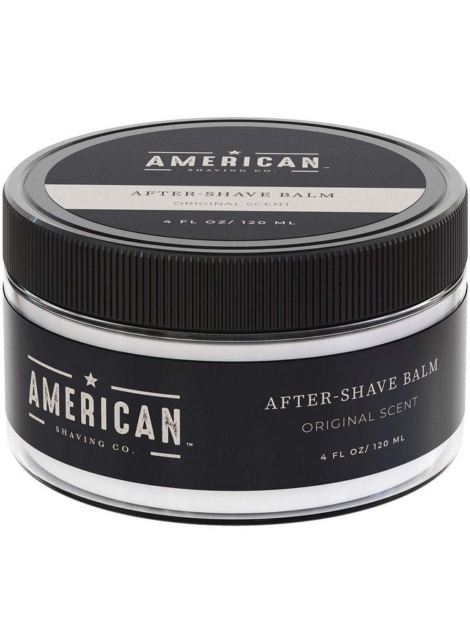 American Shaving Co. - After Shave Balm For Smooth (Original Scent) Silky & Irritation Free Skin Skin Care Soothes And Moisturizes Face After Shaving Treats Redness & Razor Burn Post Shave Lotion By American Shaving Co 4 Oz - Image 1