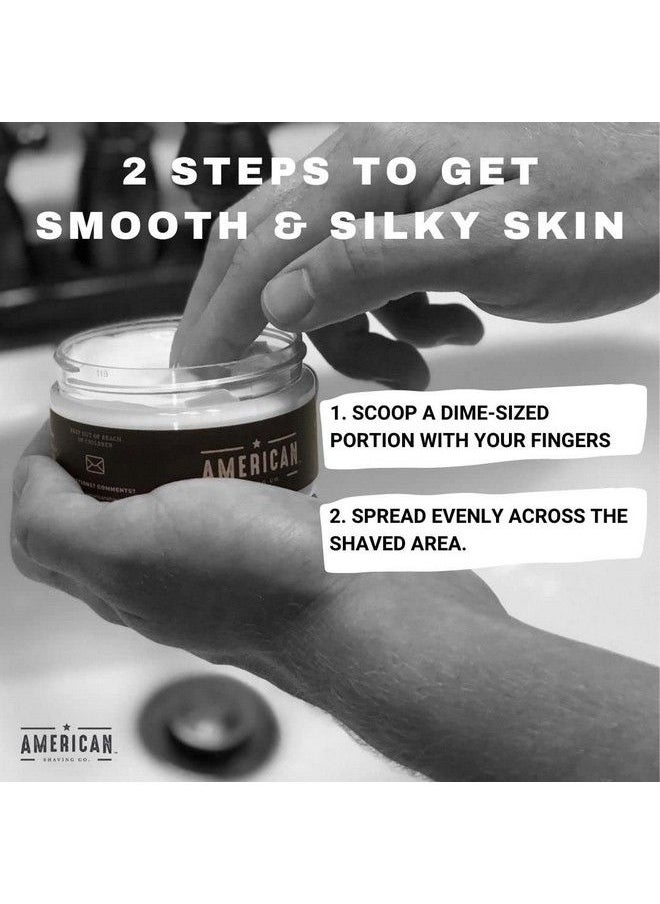 American Shaving Co. - After Shave Balm For Smooth (Original Scent) Silky & Irritation Free Skin Skin Care Soothes And Moisturizes Face After Shaving Treats Redness & Razor Burn Post Shave Lotion By American Shaving Co 4 Oz - Image 1