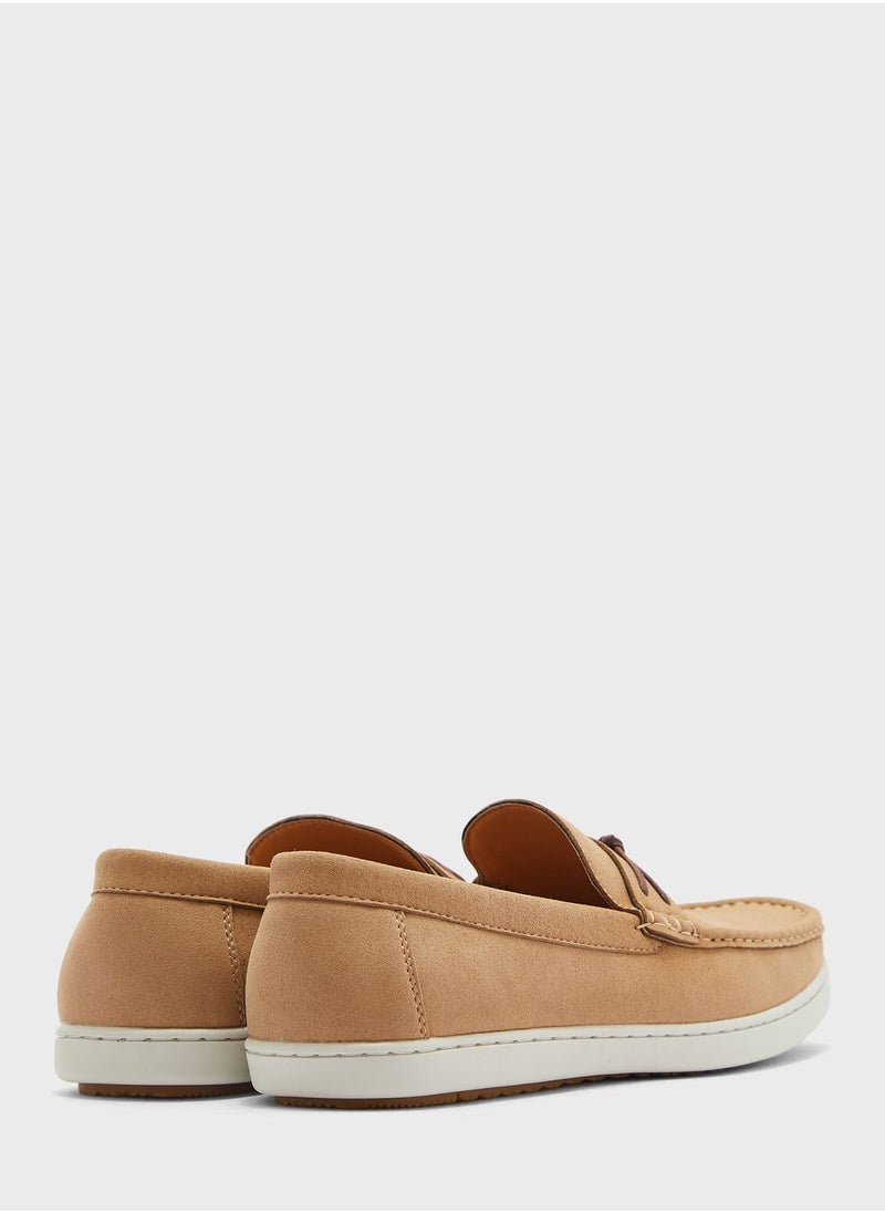 Robert Wood - Faux Suede Causal Loafers - Image 1