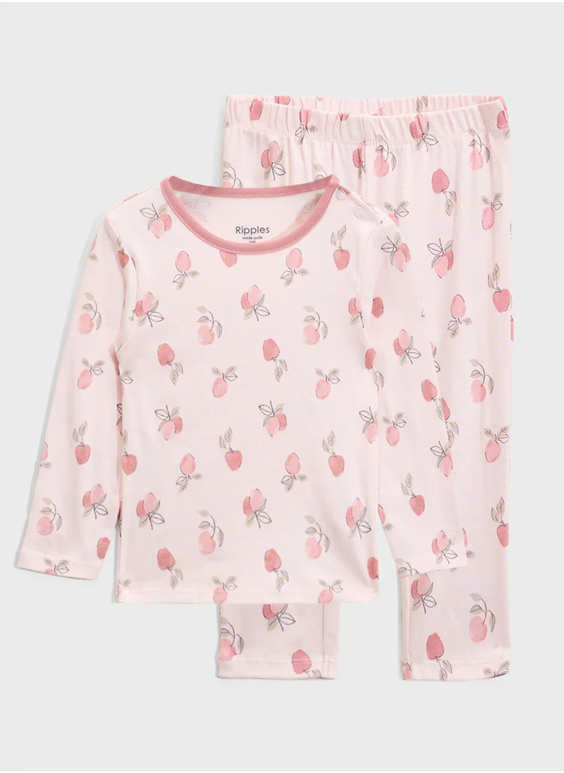 Ripples Girls Nightwear Set
