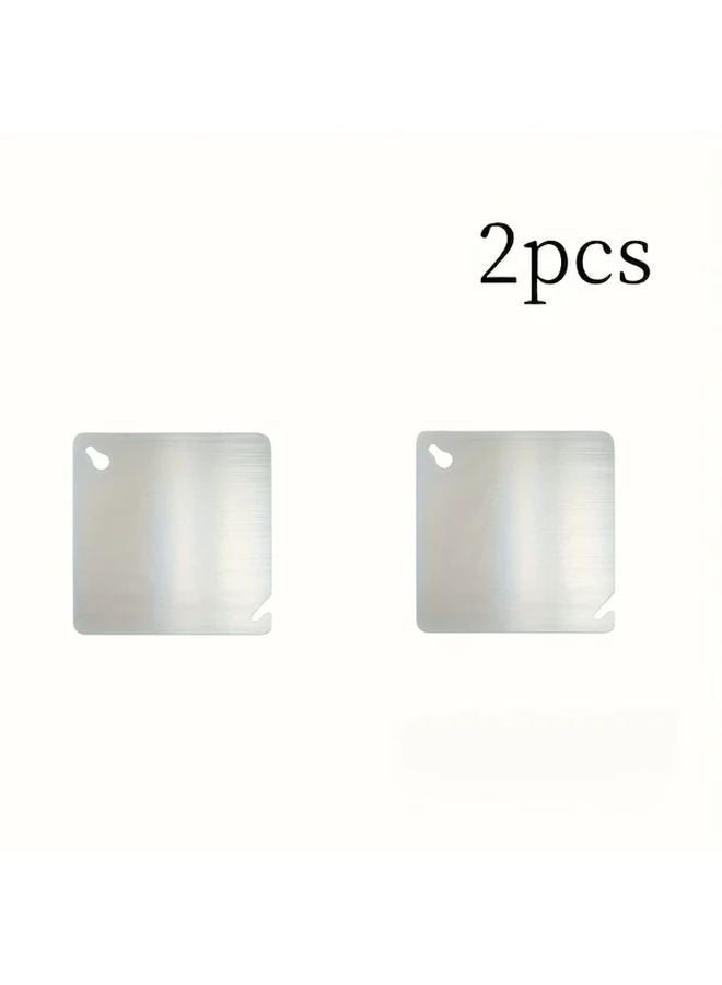 2pcs Heavy Duty Electrical Box Covers Snap On No Tools 4 Square Inch Indoor Outdoor - Image 1