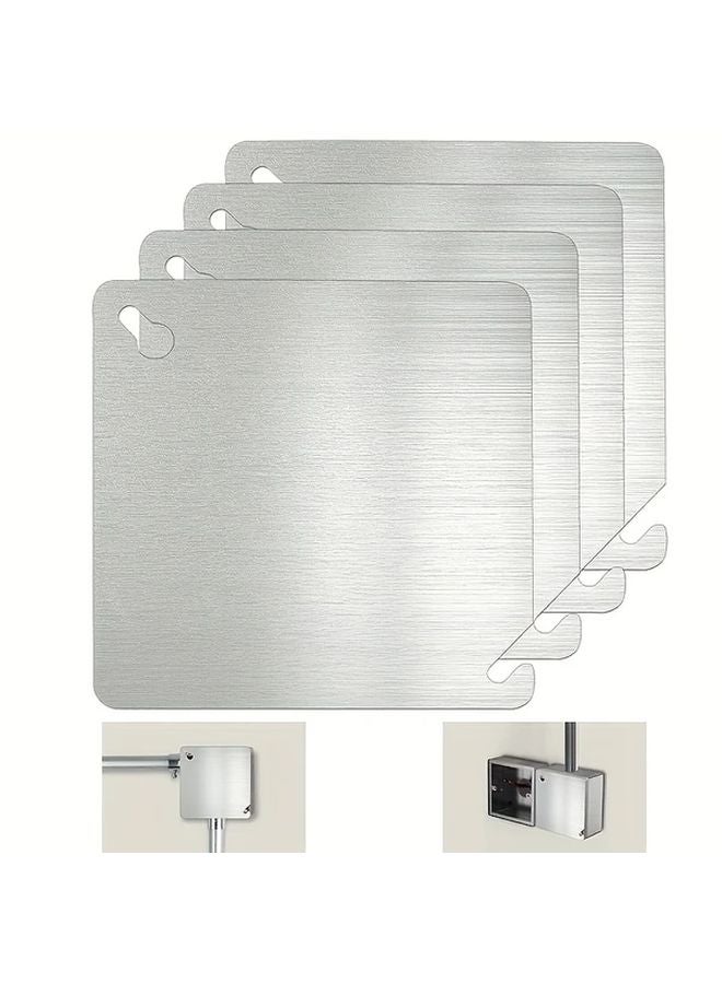 2pcs Heavy Duty Electrical Box Covers Snap On No Tools 4 Square Inch Indoor Outdoor - Image 2