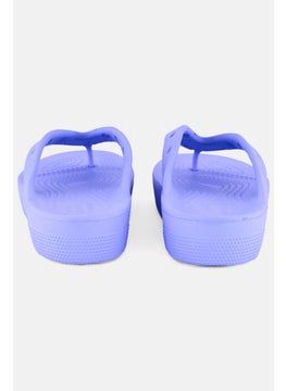 crocs Women Classic Wedge Slip On Slipper, Lavender  - Image 2