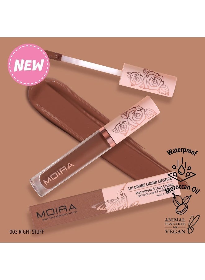 moira Lip Divine Liquid Lipstick (003, Right Stuff) - Image 3