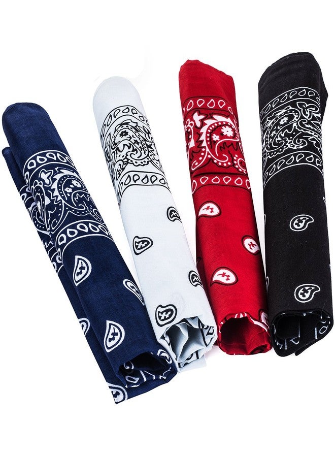 Tigerdoe Bandanas for Men & Women, Paisley Bandanas, Bandanas for Face Mask, 4 Pack, 100% Cotton Bandanna by Tigerdoe - Image 3