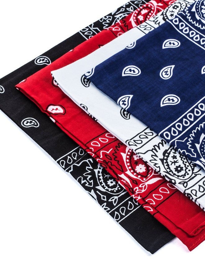 Tigerdoe Bandanas for Men & Women, Paisley Bandanas, Bandanas for Face Mask, 4 Pack, 100% Cotton Bandanna by Tigerdoe - Image 4