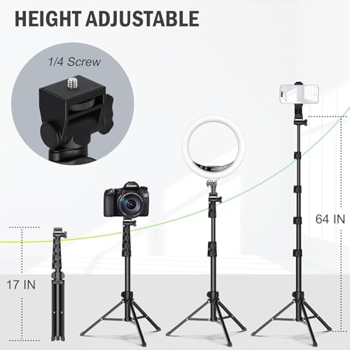 Hold Up Selfie Stick Tripod Camera Tripod Phone Holder andTripod Stand 360 Degree with Bluetooth Remote for iPhone Samsung Camera Stand Video Recording Vlog - Image 2