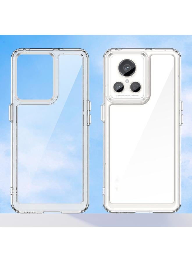 اس-توب جراب لهاتف Realme GT2 Explorer Master من سلسلة ألوان متعددة من الأكريليك + جراب هاتف TPU - Image 2