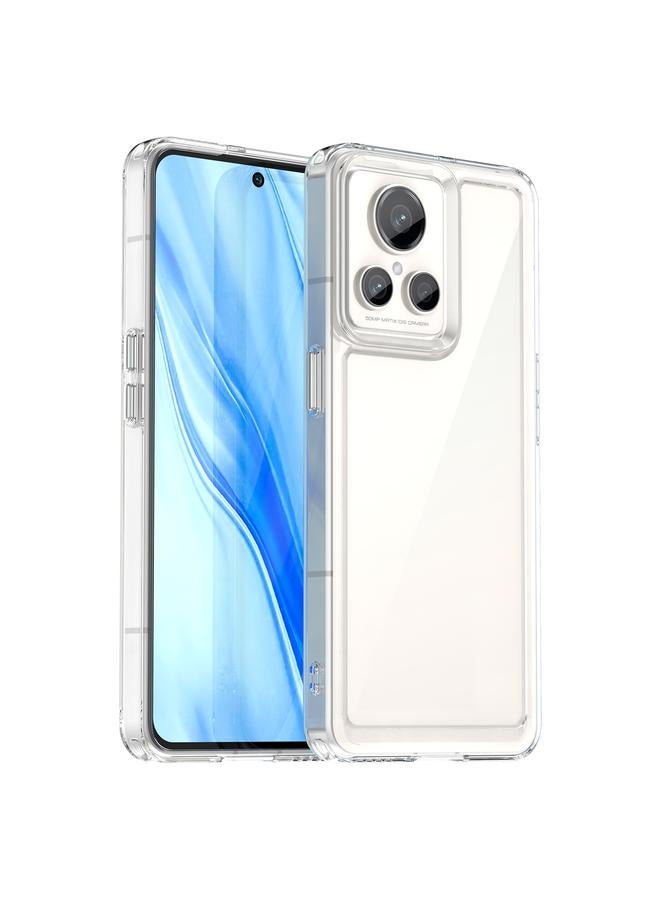 اس-توب جراب لهاتف Realme GT2 Explorer Master من سلسلة ألوان متعددة من الأكريليك + جراب هاتف TPU - Image 1