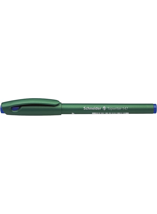 Schneider Topwriter 147 Mint Green Barrel Fiber Pen Blue Pack Of 10 - Image 2