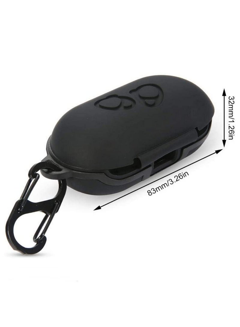 Silicone Protective Case for Samsung Galaxy Buds 2019 Wireless Earbuds Full Body Cover Shockproof Waterproof Anti Dust Anti Slip Soft Skin Tight Fit Case for Samsung Buds Black  - Image 5