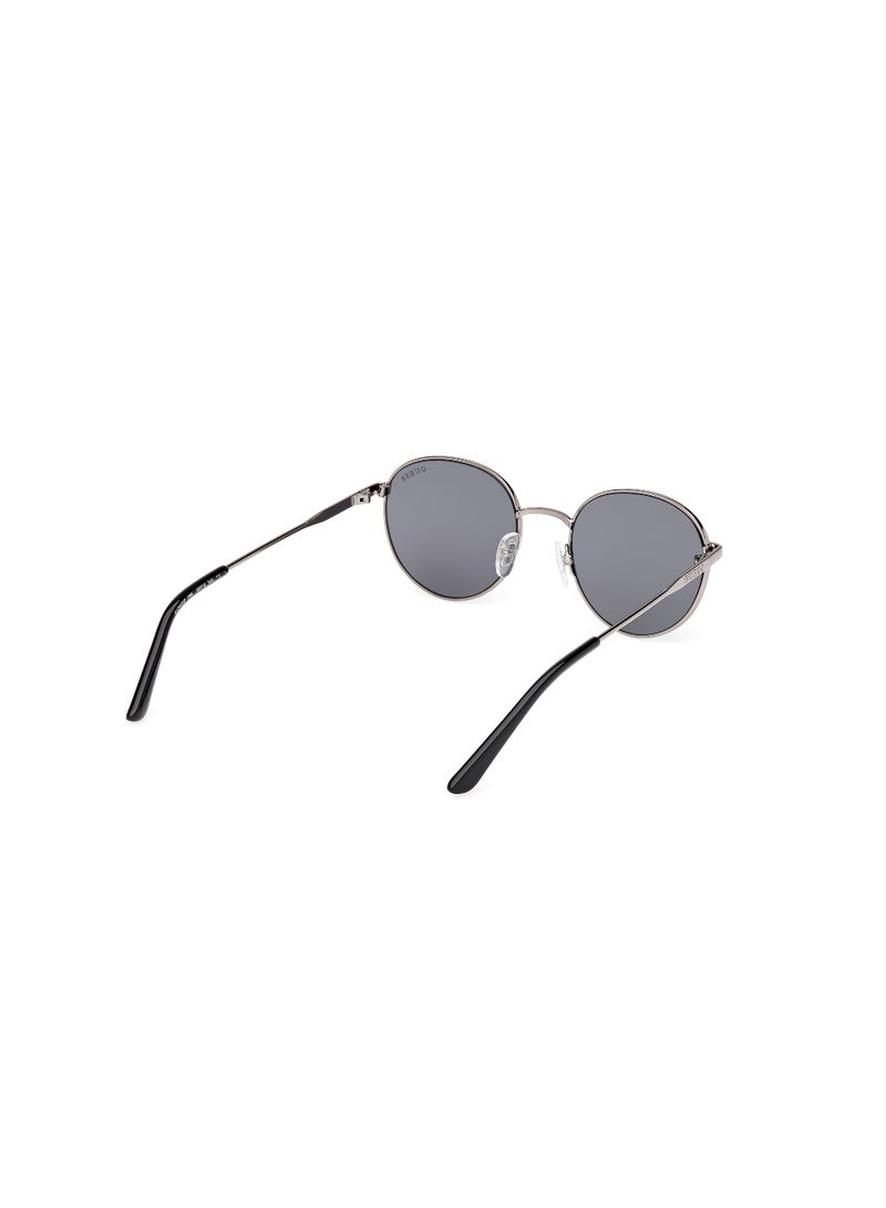 GUESS FULL RIM TEEN GIRL ROUND GREY METAL SUNGLASSES - Image 5