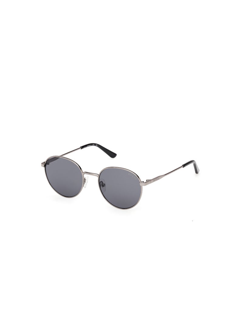 GUESS FULL RIM TEEN GIRL ROUND GREY METAL SUNGLASSES - Image 1