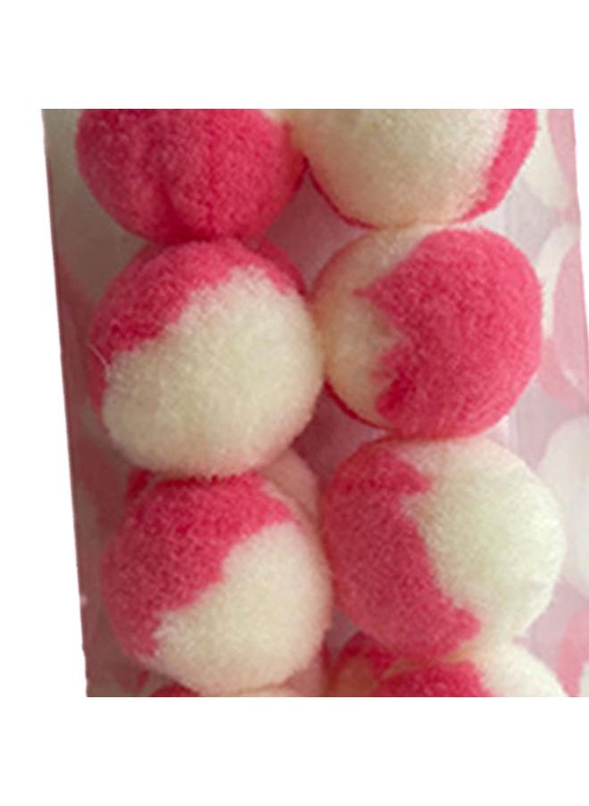 Thoraya 20Pcs Cat Toy Balls 1.2in Diameter Color Matching Slight Resilience Silent Pressure Relief Cat Balls for Indoor Floor Pink White  - Image 3