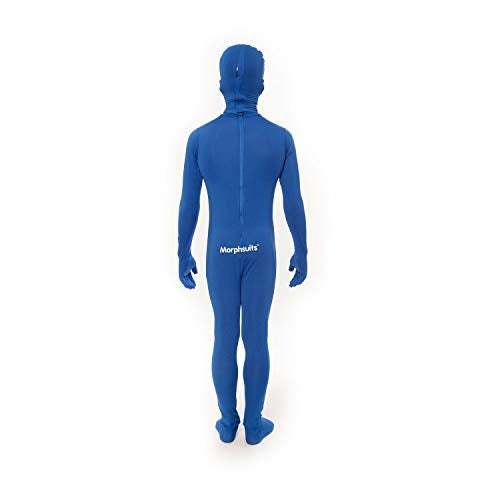 Morphsuits Blue Morph Suit Kids, Blue Body Suit Kids, Blue Bodysuit Kids, Blue Skin Suit Costume Kids, Zentai Bodysuit Kids L - Image 3