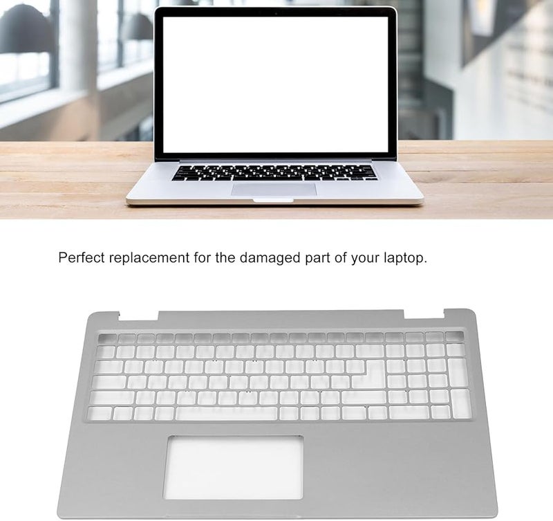 Latitude 5540 Laptop Upper Case Cover ABS Silver Keyboard Palmrest Durable Replacement - Image 3