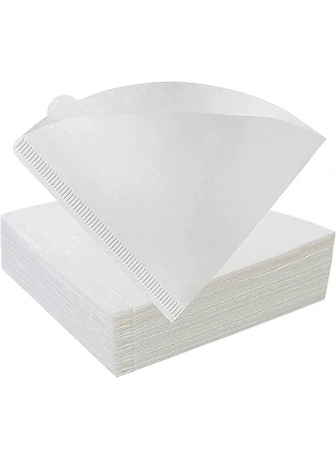 كورالبلو 200PCS V60 02 أوراق تصفية القهوة البنية المتميزة القابلة للتصرف صب فوق المرشحات اليدوية تقطير البيرة - Image 3