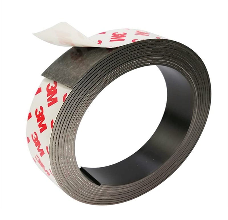 Flexible Magnetic Strip with Strong Self Adhesive Tape, 10mmx1m for Refrigerator and Dry Erase Board