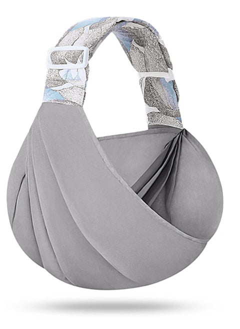 Soft Adjustable Baby Carrier for Newborns to 24 Months, Comfortable Cross-Body Sling with Quick Dry Fabric and Wide Shoulder Straps