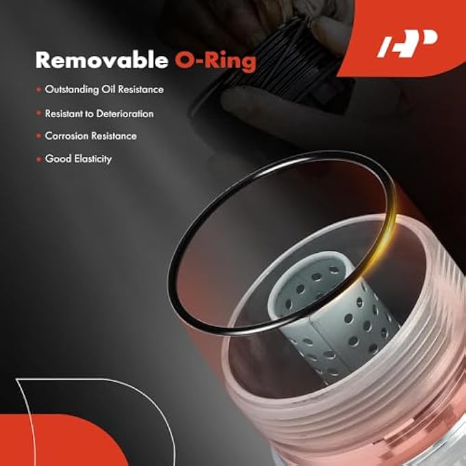 rayihni APremium Oil Filter Housing Cap Assembly Without Oil Plug Drain Compatible with Toyota 20132014 Corolla 20132016 Camry 20132016 RAV4 20152016 Tacoma 20132016 Highlander Sienna Avalon - Image 4