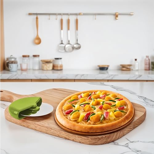 Wishome Pizza Cutter Roll Cutting Wheel Pizza Cutter, Sandwich Cutter for Home - RA076 - Green - Image 1