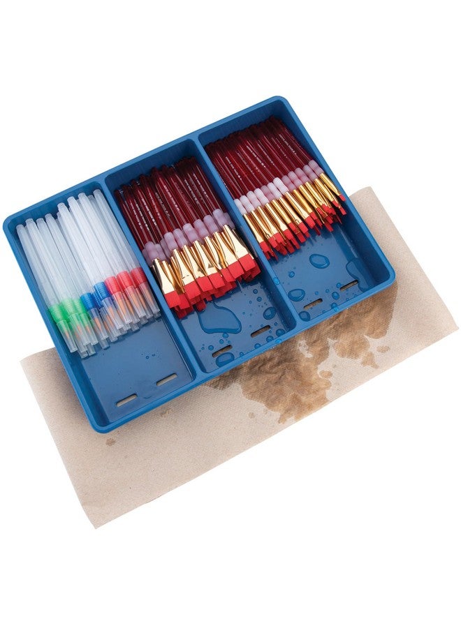 Royal Brush Big Kids Choice Brush Bonus Flat Classroom Pack, Assorted, Set of 72 Brushes and 12 Aprons - 406839 - Image 2