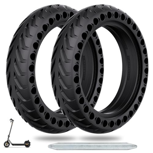 YINCL 2PCS 8 1/2 x2 Solid Tires, 50/75-6.1 Replacement Tire, YINCL 8.5x2 Inch Wheel Fit forXiaomi Pro 2 / M365 / 1S, 50/75-6.1 Tire Replacement for Gotrax GXL V2 / XR/APEX and All 8.5'' Scooter Tires - Image 1