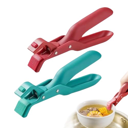 Dec Kitchenpro Dec KitchenPro MultiPurpose Silicone AntiScalding Bowl Holder Clips NonSlip Heat Insulation Grippers for Pots Bowls and Dishes Set of 2  - Image 1