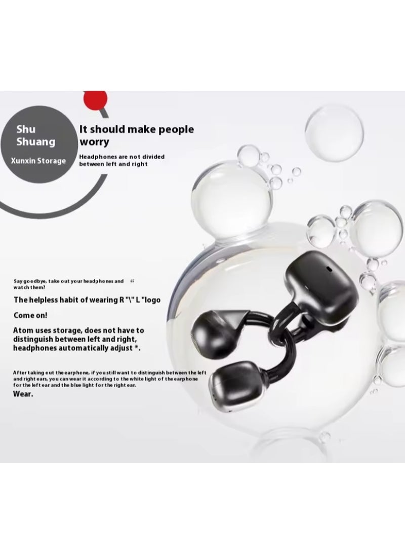 فيل سماعات أذن رياضية لاسلكية مع خطاف للأذن - بطارية تدوم حتى 36 ساعة - بلوتوث 5.0 - مقاومة للماء IPX5 - ملاءمة مريحة للجري والتمارين الرياضية - Image 5