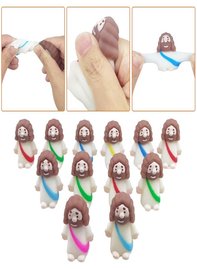Jofan 24 Pack Plastic Prefilled Easter Eggs with Mini Jesus Mochi Squishy Toys Inside for Kids Boys Girls Toddlers Easter Basket Stuffers Gifts Fillers Party Favors - Image 4