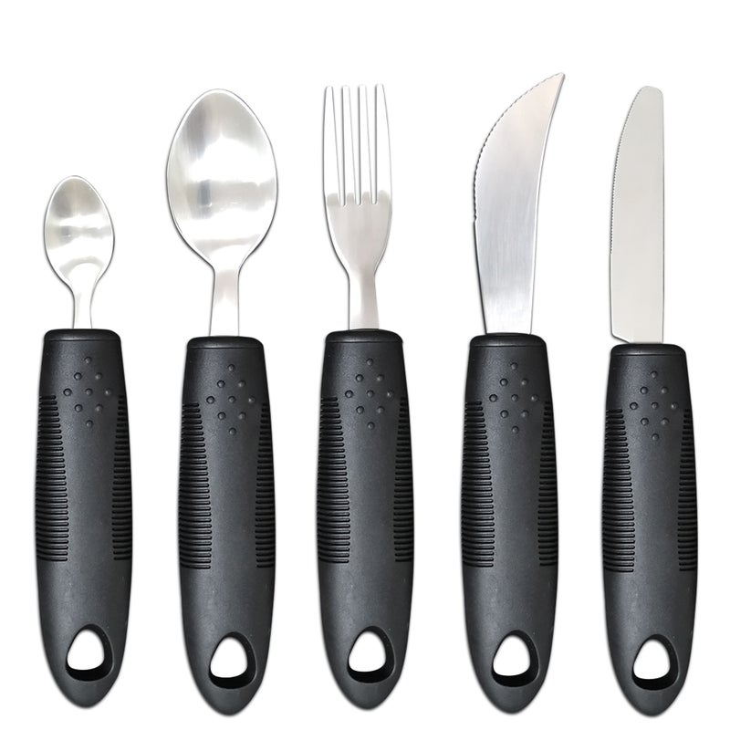 general Adaptive Stainless Steel Cutlery Set with Flexible Handles for Adults - Image 3