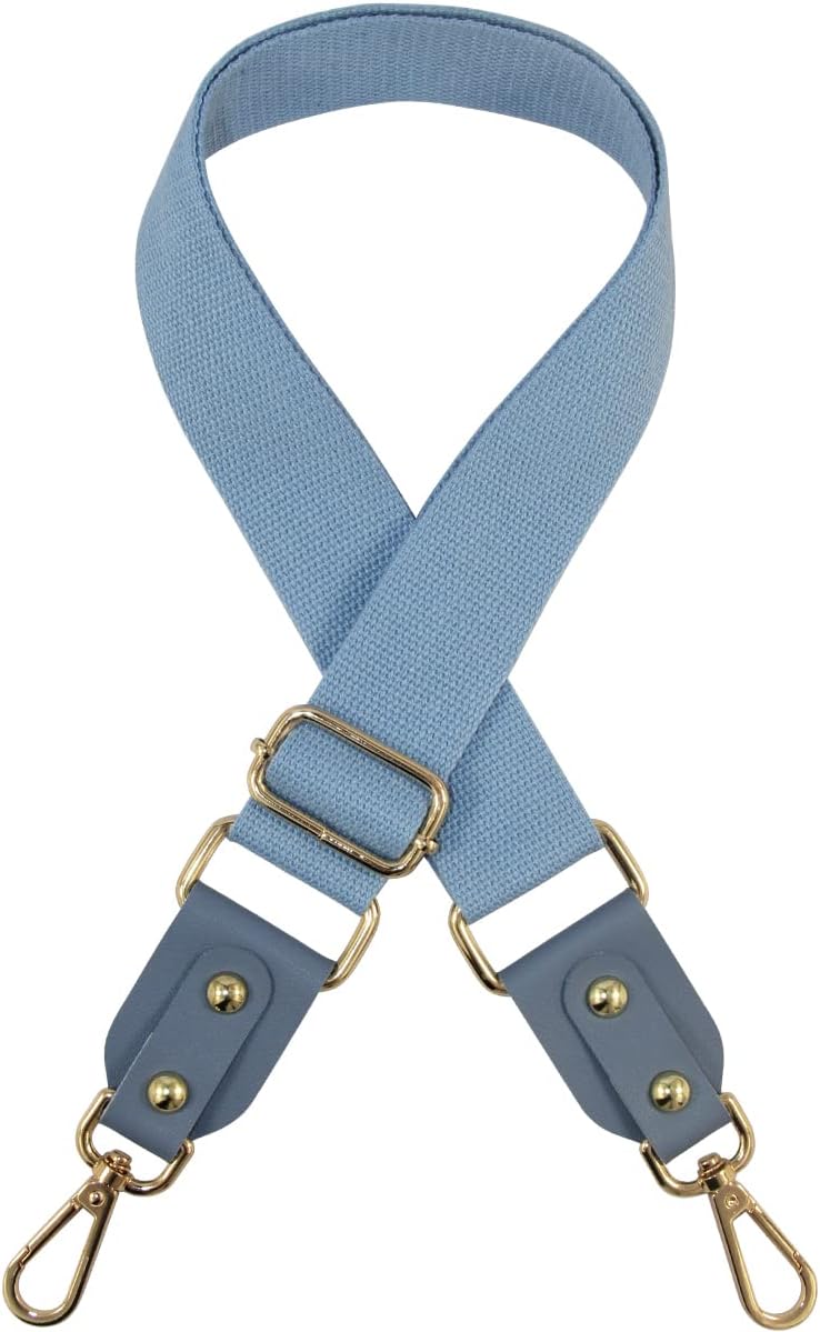 Duwi Handbag&Purse Strap Jacquard Woven Guitar Style Multicolor Replacement Strap Canvas Adjustable Crossbody Bag Strap Blue,blue, M - Image 1