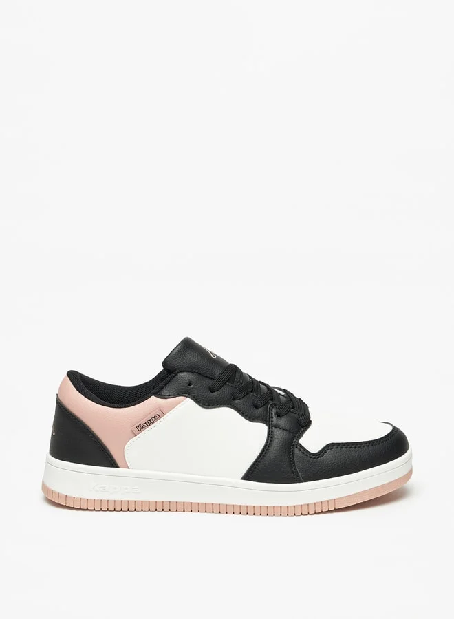 Kappa Women's Colourblock Sports Shoes with Lace-Up Closure