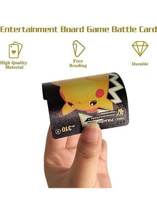 Black Pokemon Cards Set (55 pcs) - Including Vmax Rares V Series GX EX Rares Charizard Common Cards ( Random pic on cards box cover) - view 3
