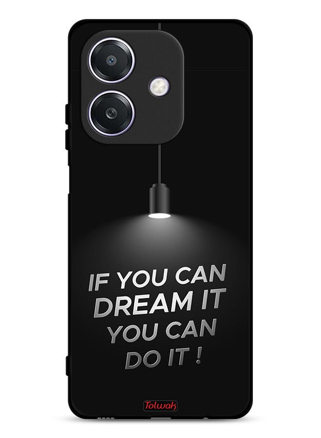 Tolwak Oppo A3 5G Protective Case Cover If You Can Dream It You Can Do It - Image 1