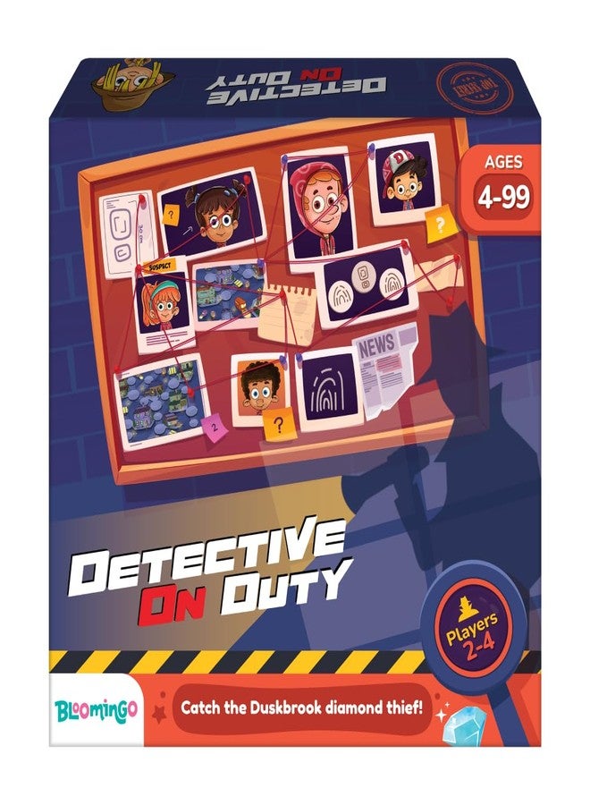 Bloomingo Detective on Duty Board Game – Thrilling Treasure Hunt Gift for Curious Kids | Solve Mysteries, Catch Thieves & Sharpen Observation Skills | Encourages Problem-Solving | Family Fun Time - Image 1