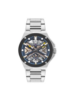 Slazenger Slazenger SL.9.2264.1.04 Men Automatic Display Watch & Metal Strap Silver  - Image 1