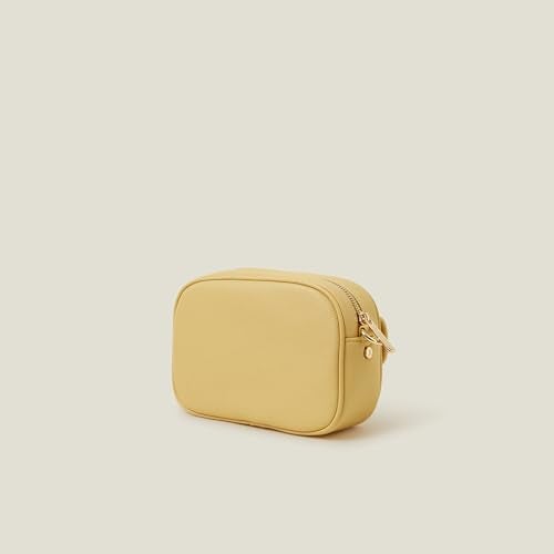Accessorize London Women's Yellow Camera Webbing Strap Sling Bag - Image 5