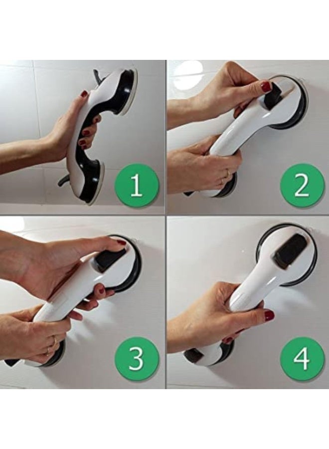 Safety Suction Cup Grab Bar Handle for Bathroom & Bathtub Heavy Duty Balance Assist for Elderly & Kids - Image 3