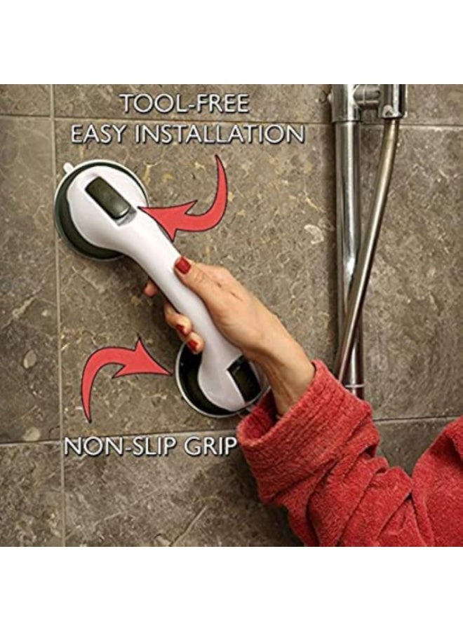 Safety Suction Cup Grab Bar Handle for Bathroom & Bathtub Heavy Duty Balance Assist for Elderly & Kids - Image 4