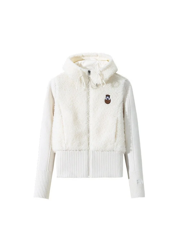 ANTA Knit Fleece Track Top - Lifestyle Beige