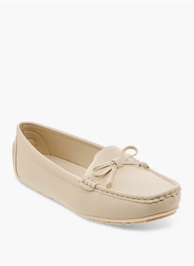 لو كونفورت Bow Accent Slip-On Loafers