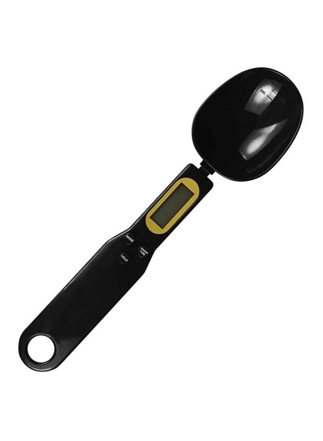 ملعقة بميزان رقمي أسود 22.7x5x1.4سم