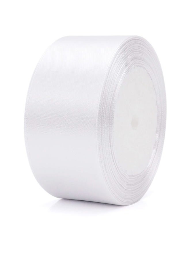 Nsilu 25 Yards 1-1/2 inches Wide Satin Ribbon Suitable for Wedding, Party and Gift Box Packaging Ribbon (White, 1-1/2") - Image 4