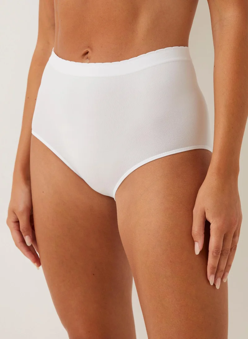 Matalan White 3 Pack White Seamless Full Briefs for Women | Best Price UAE