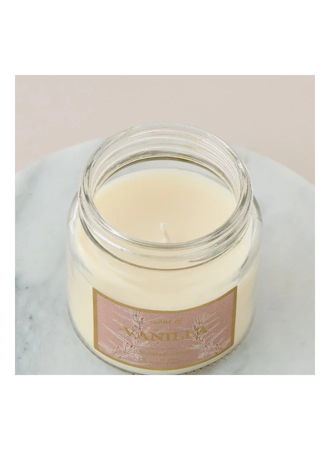 لايف ستايل Vanilla Scented Jar Candle - 70 gms