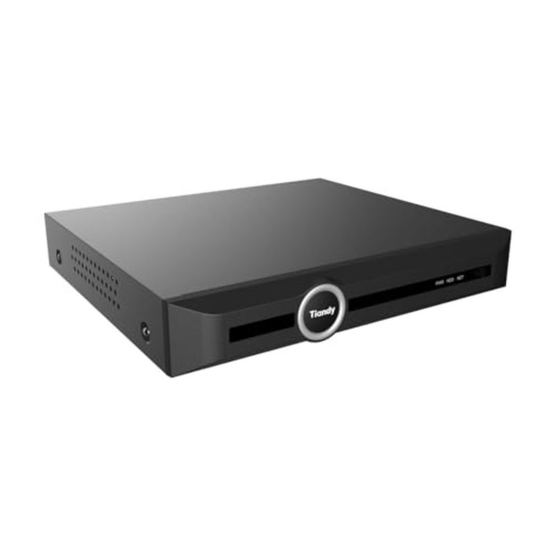 20 قناة H.265 NVR مع 1 فتحة HDD لأنظمة المراقبة، غلاف معدني، أسود، يدعم كاميرات IP العالمية عبر BNC - Image 4