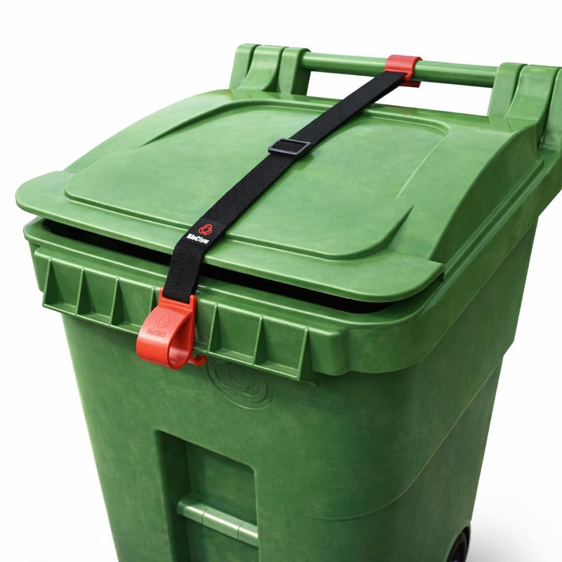 BinClaw Trash Can Lock for Animals Raccoon Proof Garbage Can Lock, Keeps Raccoons & Animals Out of Trash Bins, Heavy Duty Outdoor Lid Lock System - Image 1